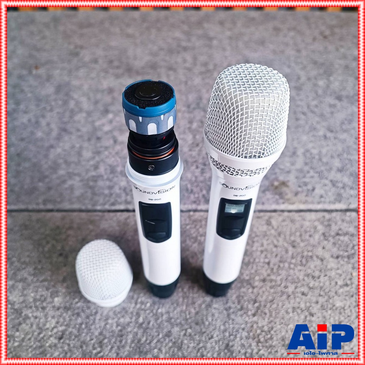 มี 5สี ให้เลือก SOUNDVISION DW-2GO ไมค์ลอยคู่ ดำ / ขาว / ฟ้า / ม่วง / ชมพู / เทา UHF ดิจิตอล ไมโครโฟนไร้สายคู่ DW 2GO DW2GO เอไอ-ไพศาล