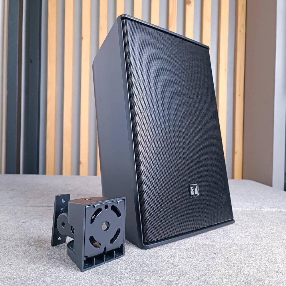 TOA F-08BT ตู้ลำโพงแขวน สีดำ พร้อมขาแขวน ลำโพงติดผนัง ขนาด 8 นิ้ว รองรับกำลังขับ 180 วัตต์ 8 โอห์ม โตอะ F 08BT F08BT เอไอ-ไพศาล