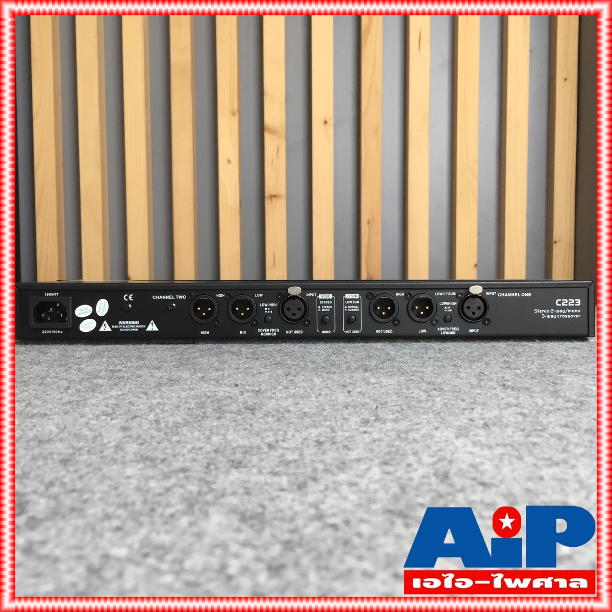 BETA THREE C223 CROSSOVER BETA THREE C223 ครอสโอเวอร์ 2 ทางสเตอริโอ / 3 ทางโมโนเครื่องแยกความถี่เสียง