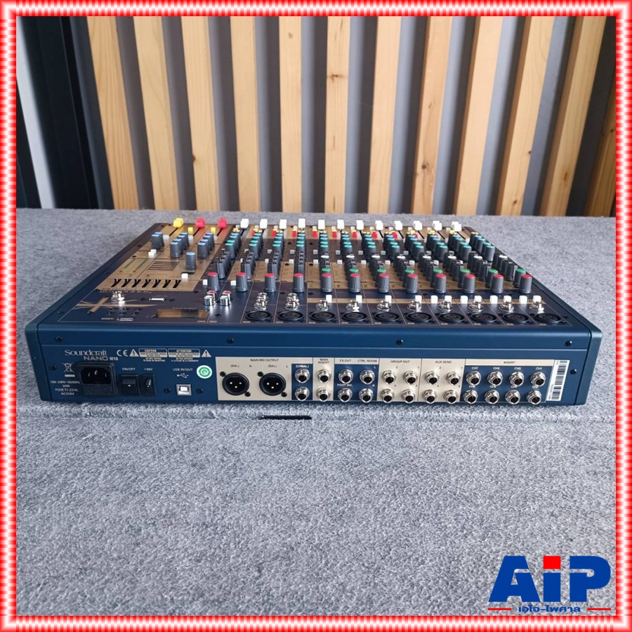 SOUNDCRAFT NANO M16 MIXER มิกเซอร์อนาล็อก 7-band GEQ นาโน M-16 M 16 เอไอ-ไพศาล +++