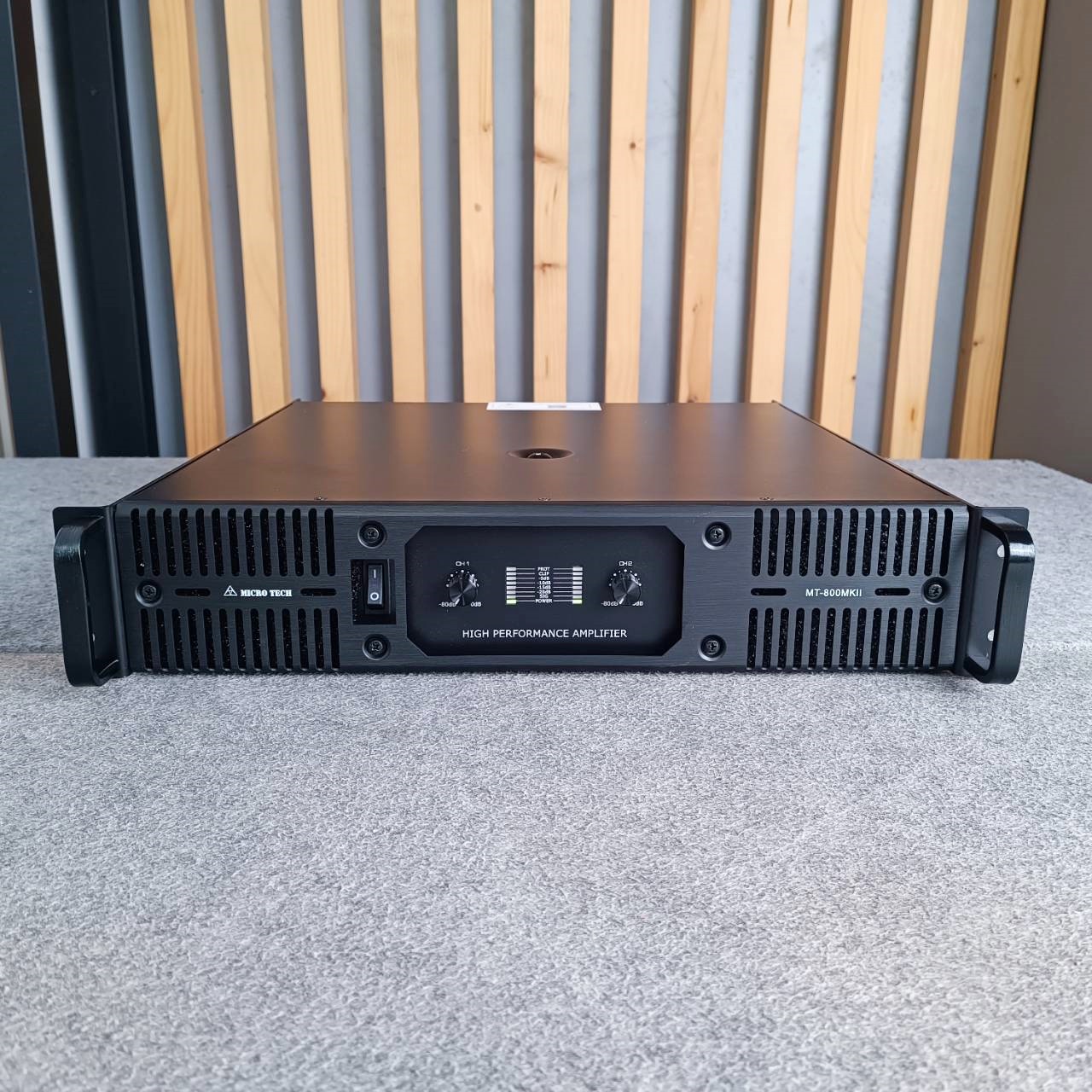 MICROTECH MT-800 MKII poweramp 2CH เพาเวอร์แอมป์ 2แชนแนล ไมโคร เทค MT 800 MKII เครื่องขยายเสียง MT800 MKII เอไอ-ไพศาล