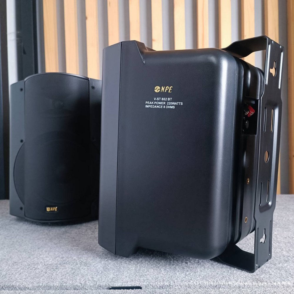 1คู่ ตู้ลำโพงพร้อมขาแขวนผนัง8นิ้ว NPE V ST802BT ตู้ลำโพงแขวน v-st802 มีLINE ตู้ลำโพง8นิ้ว V-ST802BT ตู้ลำโพงติดผนัง เอไอ-ไพศาบ