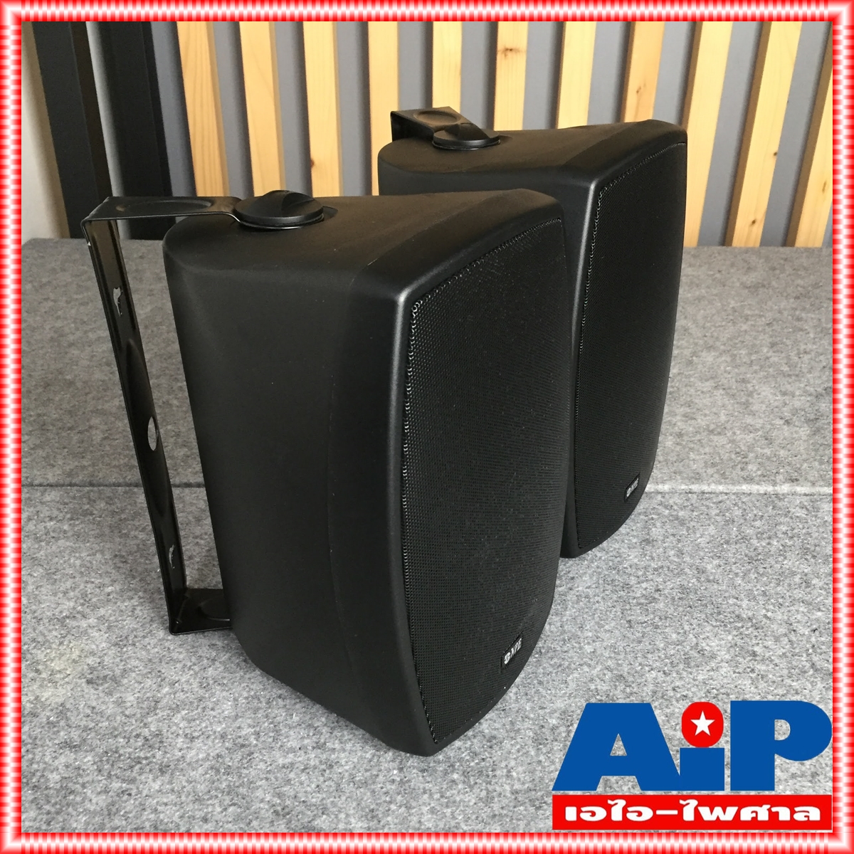*ราคาต่อ1คู่ 2ใบ* ตู้ลำโพง NPE 6 นิ้ว รุ่น HB-602 สี ดำ ลำโพงติดผนัง HB602 พร้อมขาแขวน ลำโพงแขวน 6 นิ้ว