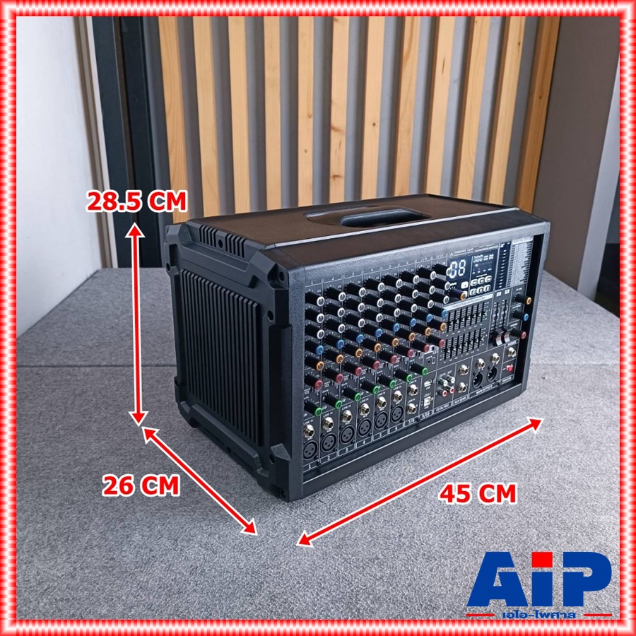 PROEUROTECH PUX-10280FX POWERMIXER ทรงตั้ง เพาเวอร์มิกเซอร์ เครื่องขยายเสียง เพาเวอร์มิกซ์แบบตั้ง PUX 10280FX PUX10280FX เอไอ-ไพศาล