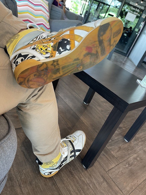 Tokidoki Limited (11us) - White / Mastard Yellow (Used)