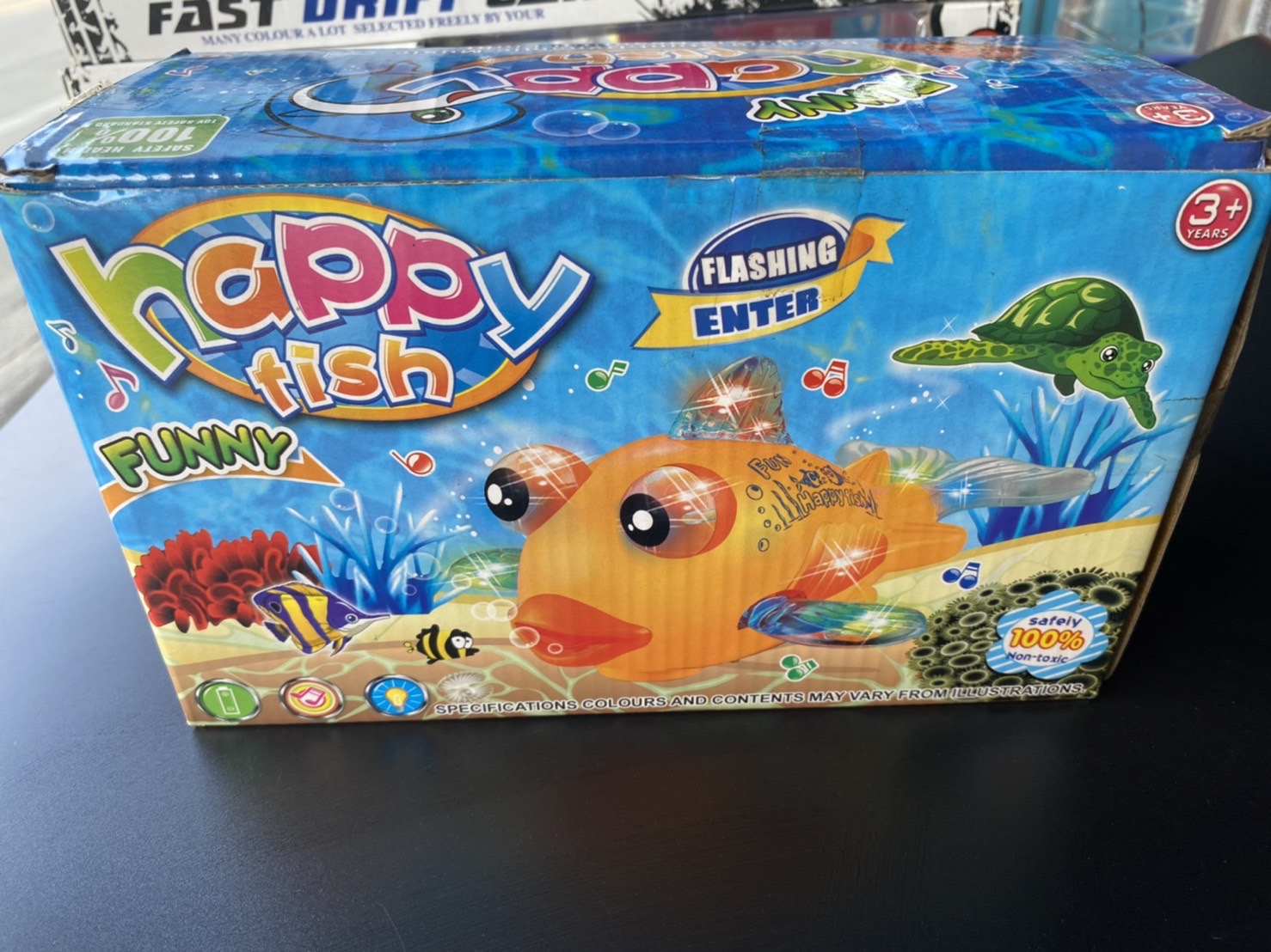 3940 ของเล่นเด็กปลาใส่ถ่าน ของเล่นใส่ถ่าน เสียงไฟ ชิ้นละ