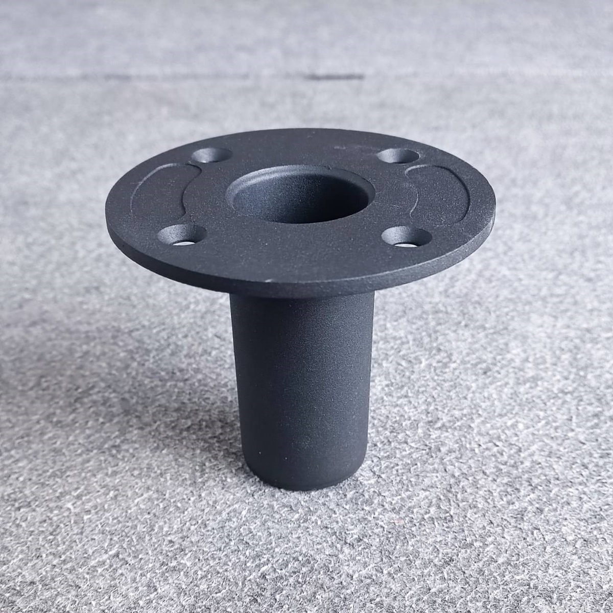 (1อัน)ลดล้างสต็อค แป้นสวมขาตั้งลำโพง อลู JH-7222 แป้นสวมลำโพง แป้นท้ายตู้ลำโพง JH7222 JH 7222 แป้นขาตั้งตู้ เอไอ-ไพศาล