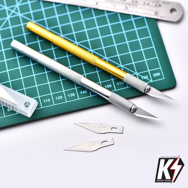 มีดอาร์ทไนท์ด้ามอลูมิเนียม มีดแกะสลัก มีดโมเดล มีดคัตเตอร์ Art knife