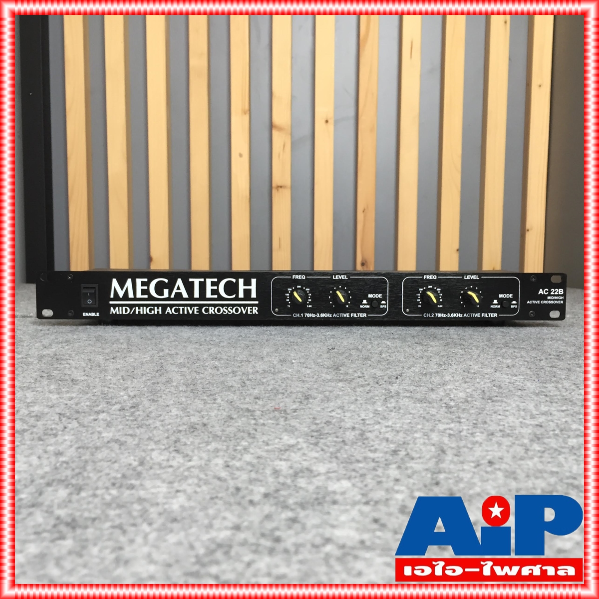 ของแท้ ผลิตในไทย MEGATECH AC 22B Mid / Hi Active CROSSOVER MEGA TECH AC 22B AC-22 B AC 22 B เมก้าเทค ครอส กลาง แหลม