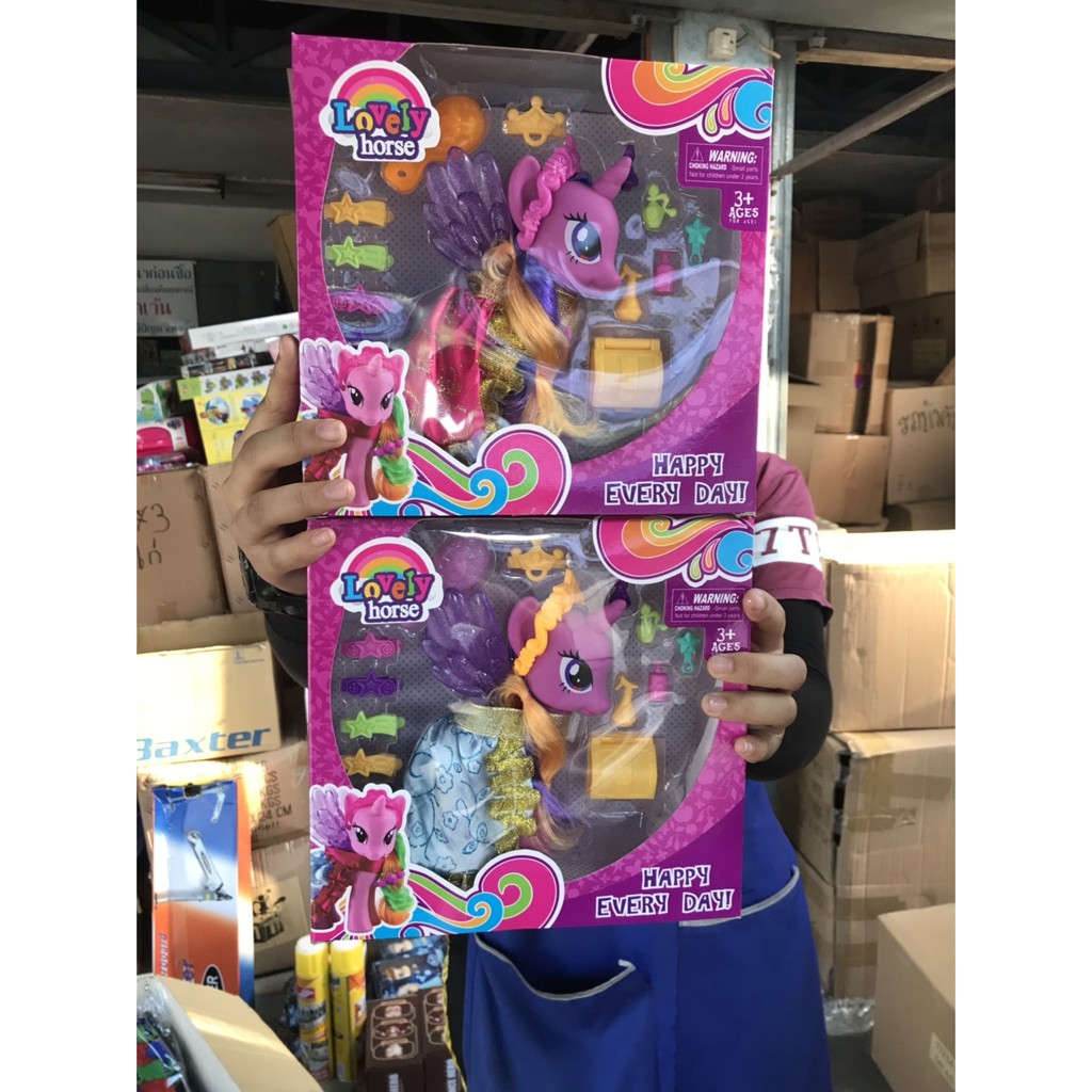 63811-6 ของเล่นเด็กโมเดลม้าโพนี่ ม้าโพนี่โมเดล ปลีกกล่องละ sale (ของหมด)