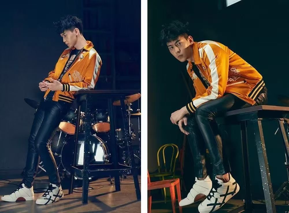 **do**รองเท้าผู้ชาย Zegna Leather Tiziano Sneakers บู้ทสั้น มี 2 สี สินค้าใหม่ ของแท้