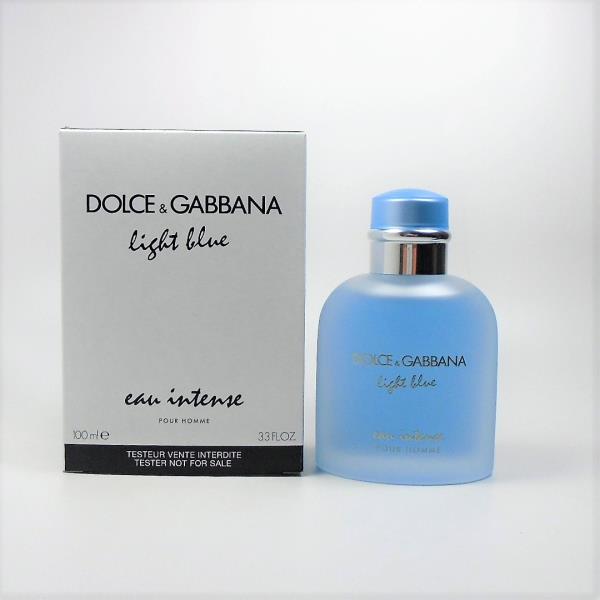 น้ำหอม แท้100% D&G Dolce & Gabbana Light Blue Eau Intense pour Homme 100มิล Tester