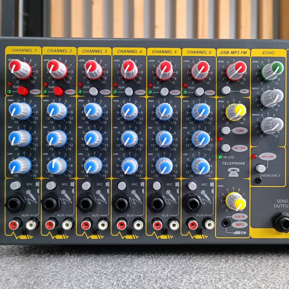 NPE TPM-2500MP3 แอมป์+LINE เพาเวอร์มิกเซอร์ เครื่องขยายเสียง TPM2500MP3 TPM 2500MP3 เอไอ-ไพศาล