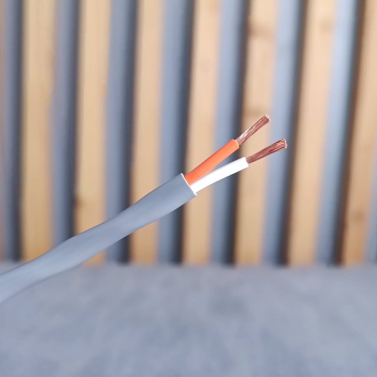 ขด15เมตร สายลำโพงCANARE 2S7F 16AWG สีเทา สายลำโพง2คอร์ ขนาด16awg ทองแดงแท้ Canare Speaker Cable 2S7F เอไอ-ไพศาล