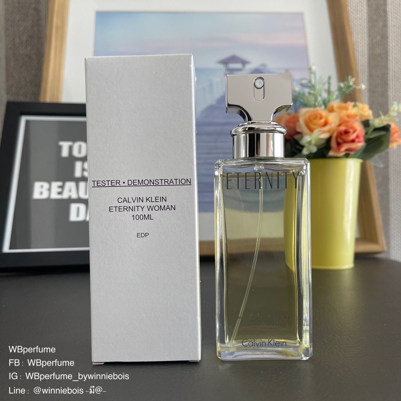 น้ำหอมแท้100% CALVIN KLEIN CK Eternity Women EDP 100ml TESTER