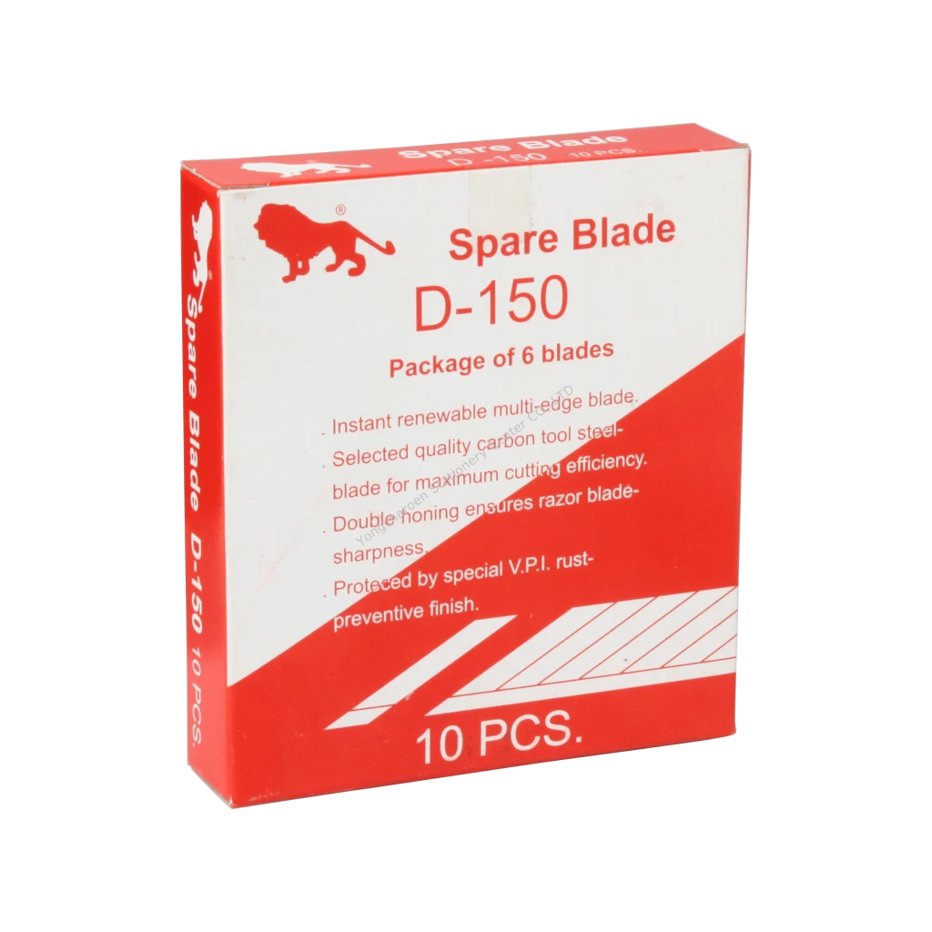 ใบมีดคัตเตอร์ ตราสิงห์ -L D150 (30 องศา)