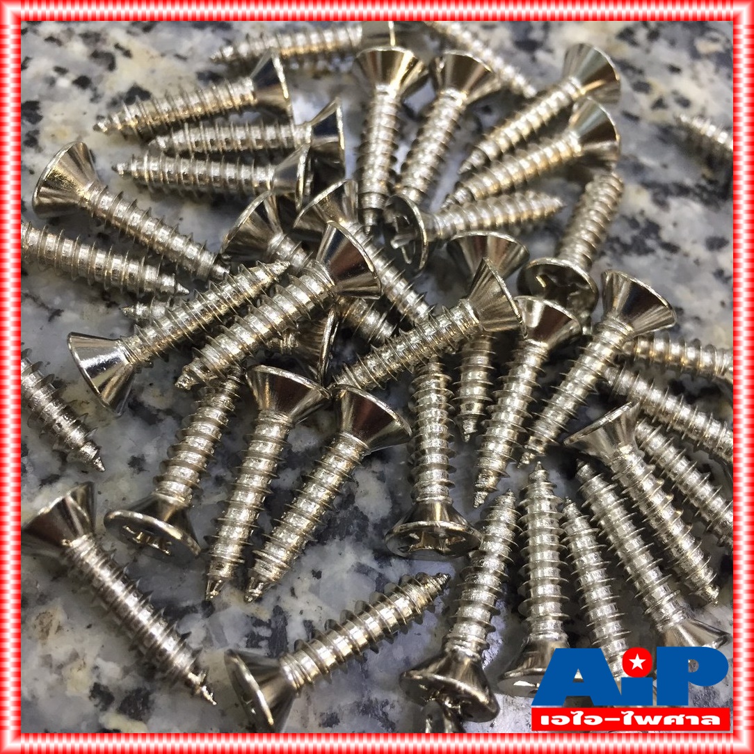 ถุง20ตัว สกรู FH 8X3/4" สกรู8X3/4นิ้ว น็อต สกรู น็อต อุปกรณ์ประกอบตู้ ประกอบลำโพง
