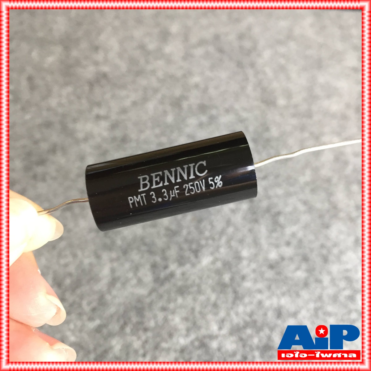 C 3.3/250VDC PMT (MPT) BENNIC สีดำ c ใส่ลำโพง cเสียงแหลม คาปา เสียงแหลม ลำโพง C เสียงแหลม คอนเดนเซอร์ 3.3UF /250VDC