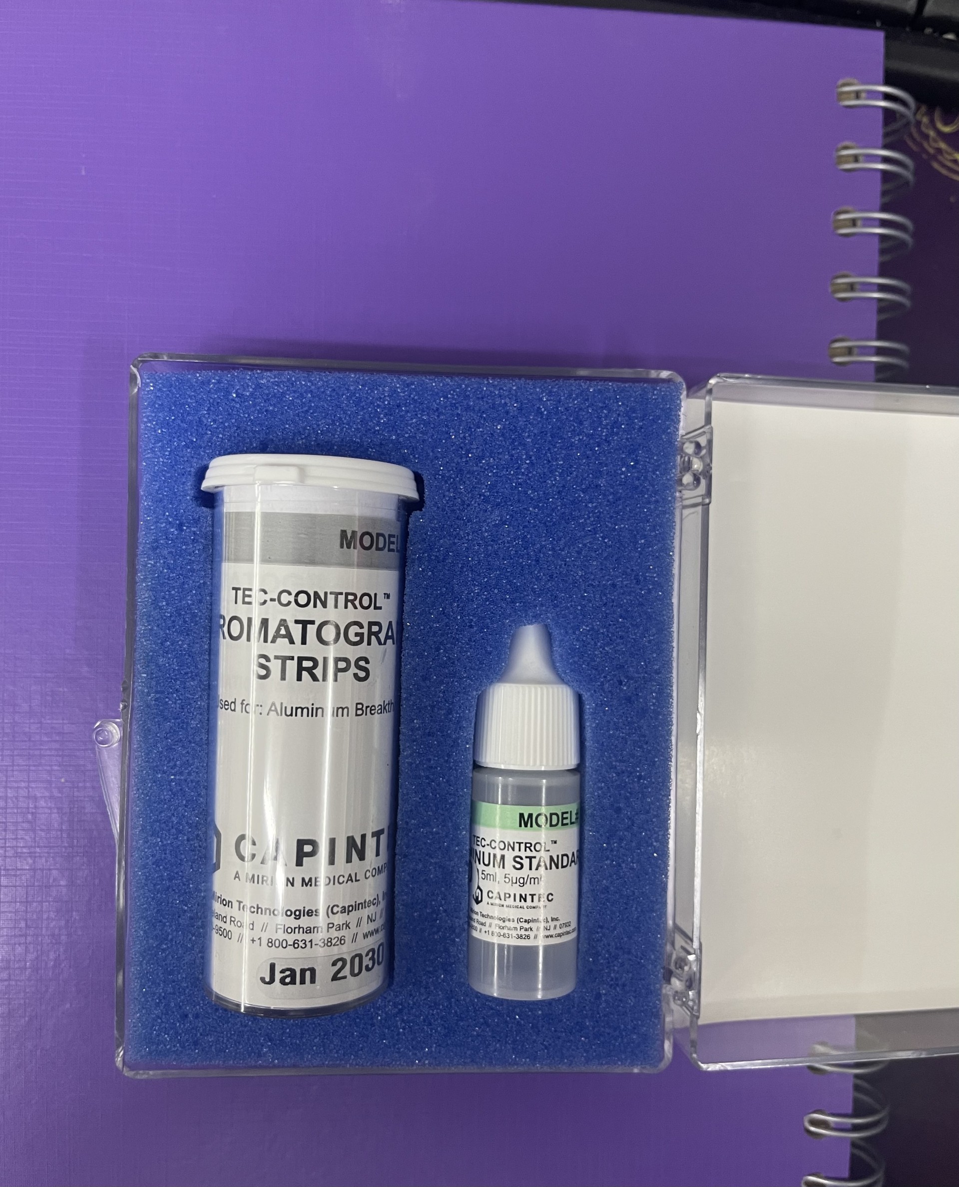 Aluminum Breakthru Kit Chromatography Kit, Biodex