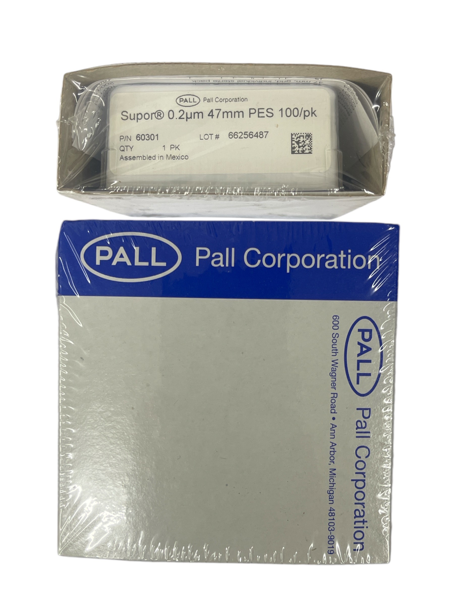 Supor 0.2 um,0.45 um @ 47mm, 100's/Pack -Pall Corporation