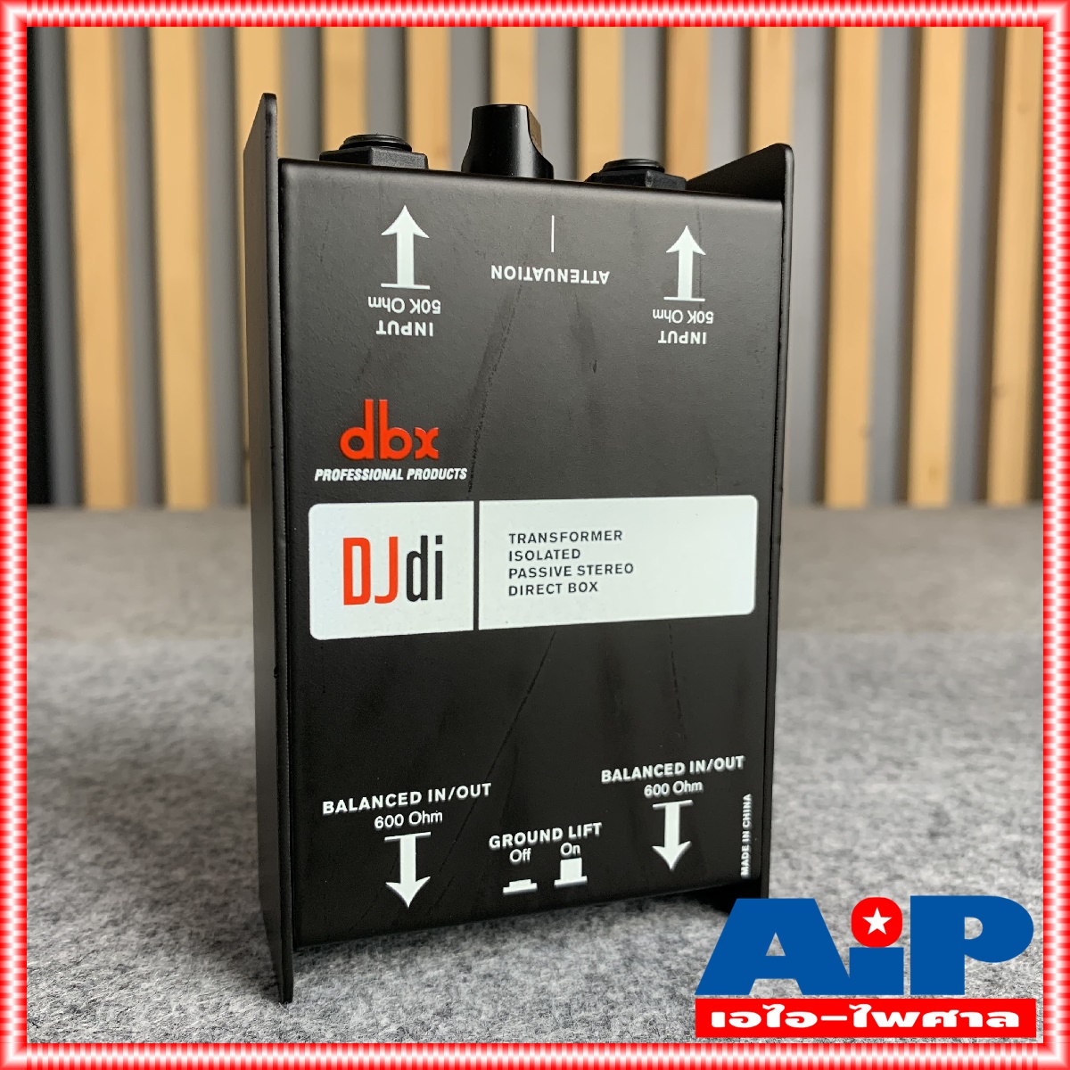 DBX DJDI 2CH PASSIVE DI DI Box แบบ Passive กันเสียง จี่ ฮัม กันไฟยัอน ประกันศูนย์มหาจักร ไดเร็คบ็อก +++ เอไอ-ไพศาล