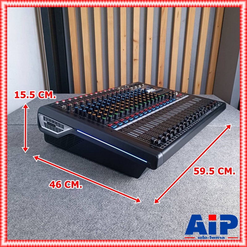 NTS TOP2-1635 POWERMIXER เอฟเฟคแท้ เพาเวอร์มิกเซอร์ มิกซ์NTS เครื่องเสียง เครื่องผสมสัญญาณเสียง เครื่องปรับแต่งเสียง MIX TOP2 1635 TOP21635 เอไอ-ไพศาล