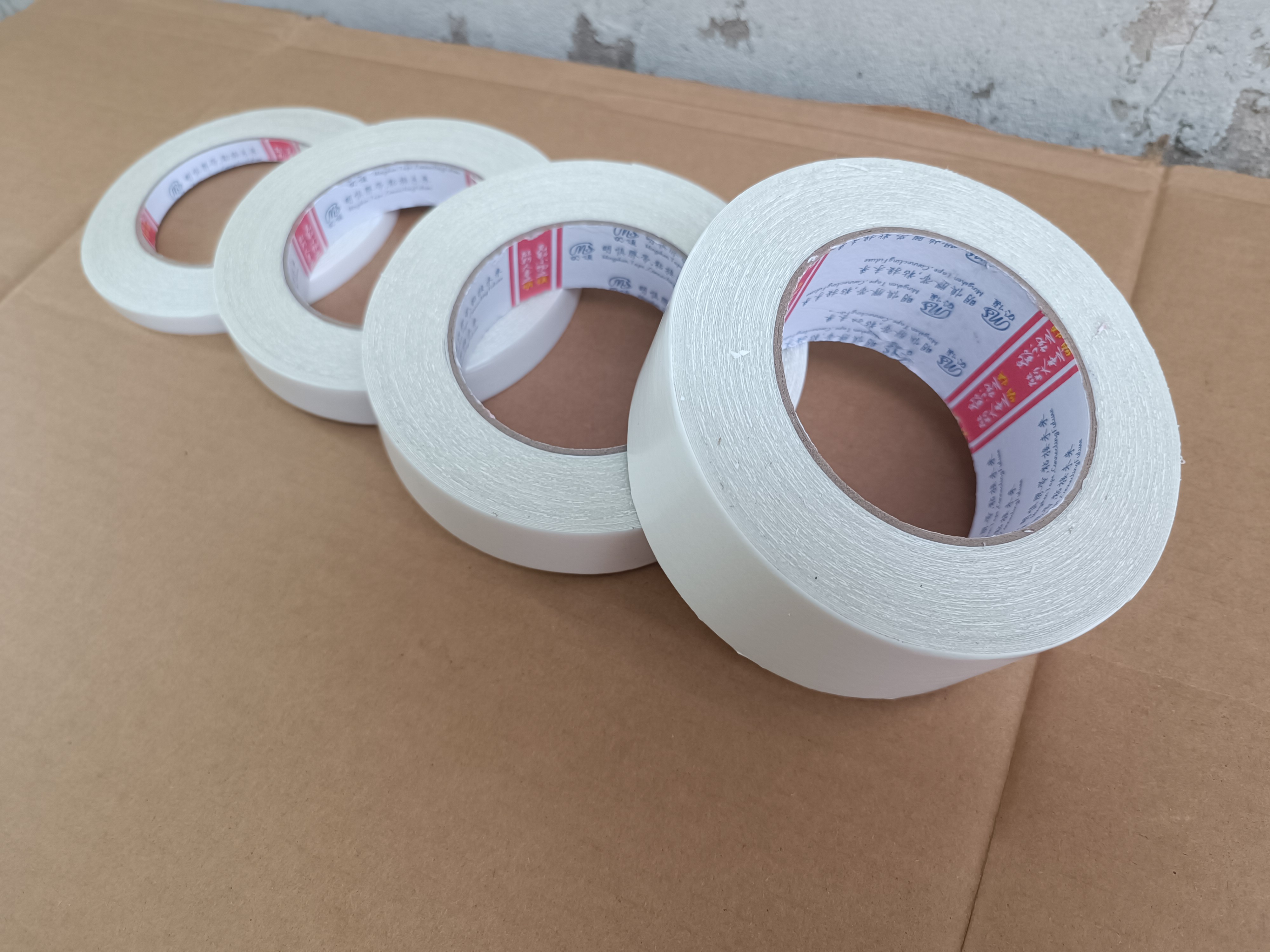 เทปใยสัปรด2หน้า สำหรับงานเดินสายBMS หรือใช้งานอื่นๆ สำหรับพื้นผิวเรียบ ความยาว 20 เมตร