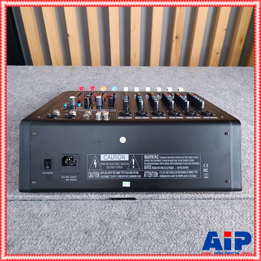 Ceflar CX-60 MIXER มิกเซอร์อนาล็อก ช่องเสียบไมค์ 6 ช่อง มิกเซอร์ เครื่องปรับแต่งเสียง มิกซ์เซอร์พร้อมเอฟเฟคแท้ Ceflar รุ่น CX 60 CX60 เอไอ-ไพศาล