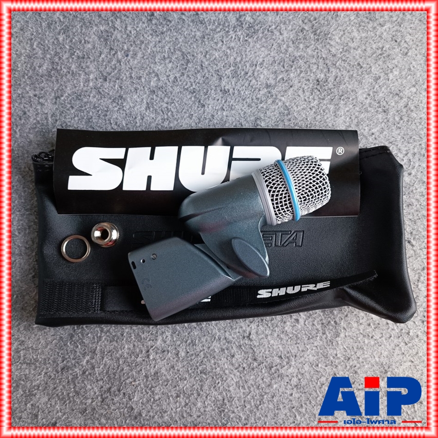 SHURE BETA-56A ไมค์ ไมโครโฟน ไมค์กลอง ไมค์เครื่องดนตรี ไมค์สำหรับจ่อเครื่องดนตรี Mic BETA56A BETA 56A BETA 56 A +++