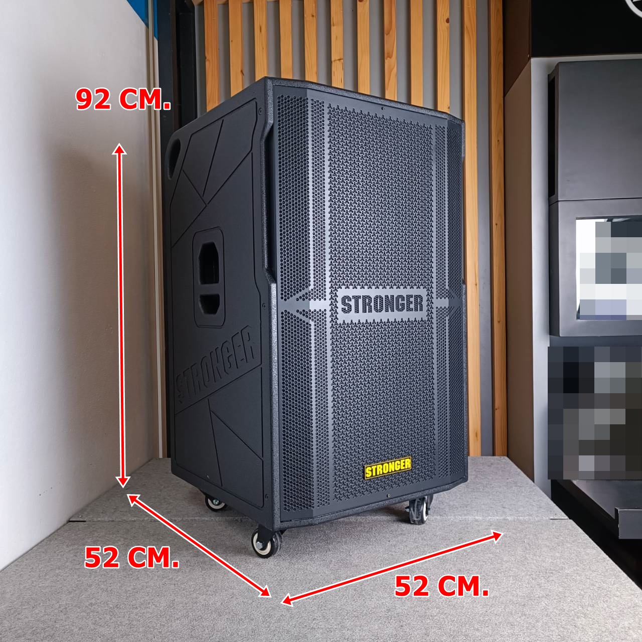 STRONGER HS-188EM ตู้ลำโพงไม้ 18นิ้ว มีแบต ไมค์ลอย ลำโพงบลูธูท ลำโพงพกพา ลำโพงล้อลาก ลำโพงกลางแจ้ง HS 188EM HS188EM เอไอ-ไพศาล