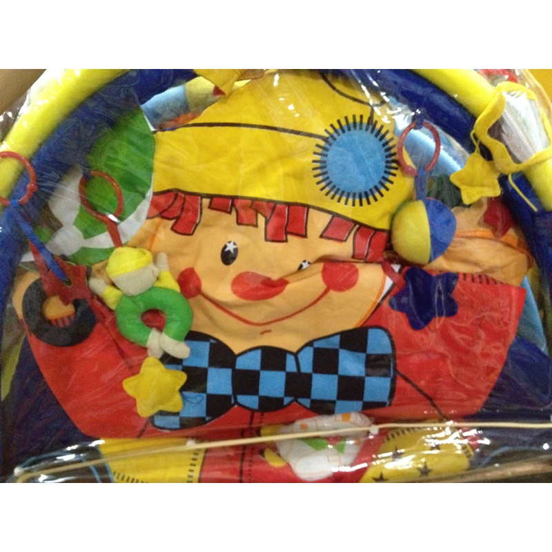 FM6158 ของเล่นเด็ก ของเล่นผ้า โมบายผ้า ที่นอนผ้า โมบายเพลยิมผ้าลายตัวตลก