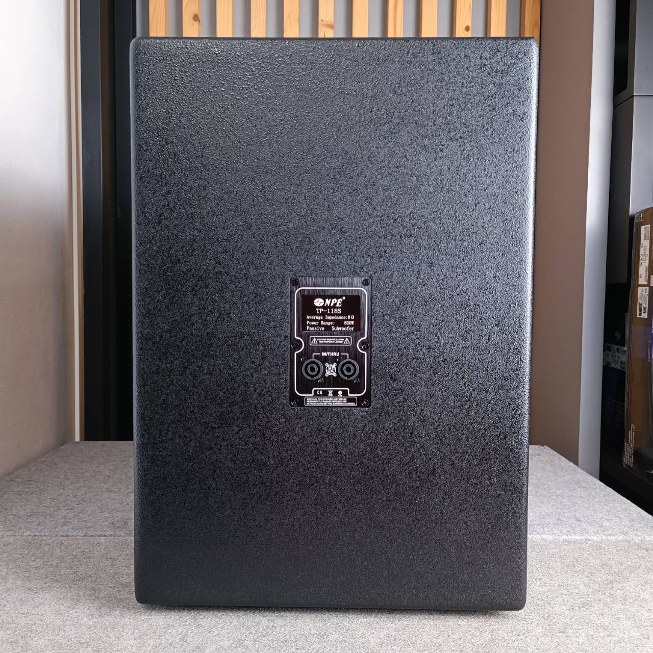 NPE TP-118S ตู้ลำโพงไม้ 18นิ้ว ตู้ลำโพงซับวูฟเฟอร์ ขนาด 18 นิ้ว พาสซีฟ 800 วัตต์ TP 118S TP118S เอไอ-ไพศาล
