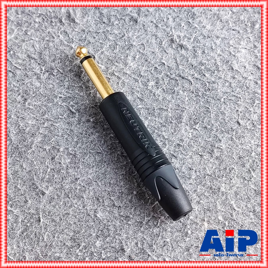 ตัวสีดำ 1ตัว NEUTRIK NP2X-B สีดำ ของแท้ ปลั๊กไมค์โมโน (Mono Phone Plug) โฟนปลั๊ก โฟนโมโน Phone mono NP 2X NP-2X NP2X B ปลั๊กโมโน ปลั๊กไมค์โมโน 1/4" (6.35mm.)