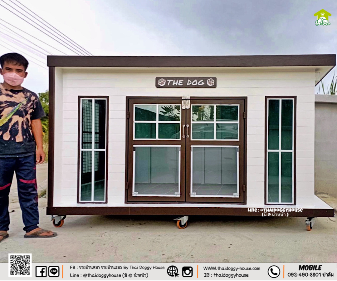 บ้านหมา บ้านแมว " 𝐁𝐎𝐗 𝐒𝐓𝐘𝐋𝐄 แบบกระจก