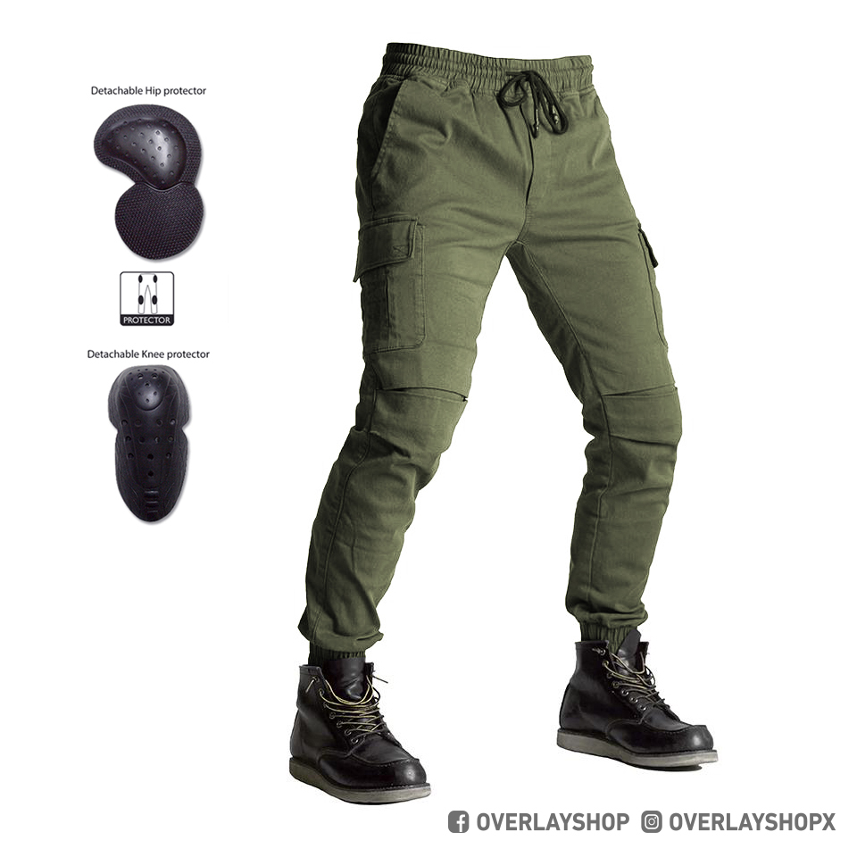 OVERLAY RIDER PANTS (GREEN)