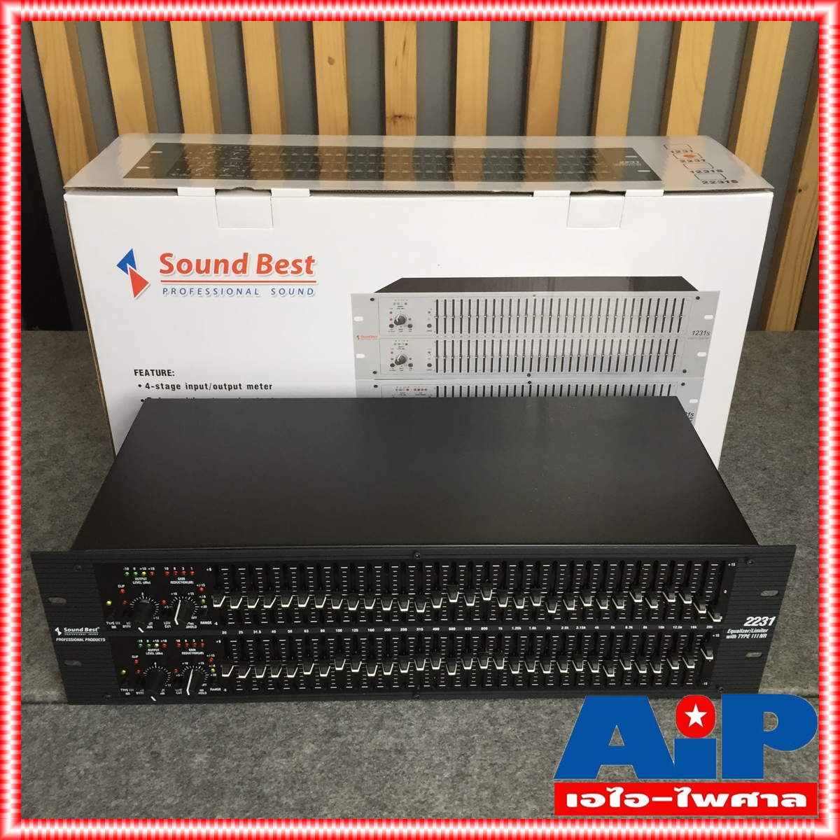 SOUNDBEST 2231 EQ Eqlizer 2231 อีคิวซาด์เบส 2231 B Sound Best ซาวด์เบส อีคิวอีควอไลเซอร์31ช่อง เอไอ-ไพศาล +++