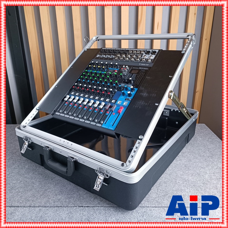 มิกเซอร์ PROEUROTECH MG-120XU MIXER มีอินเตอร์เฟส ในเครื่อง MG120XU โปรยูโรเทค 12ช่อง เชื่อมต่อกับคอมได้ มีปีกยึดแร็คแถม