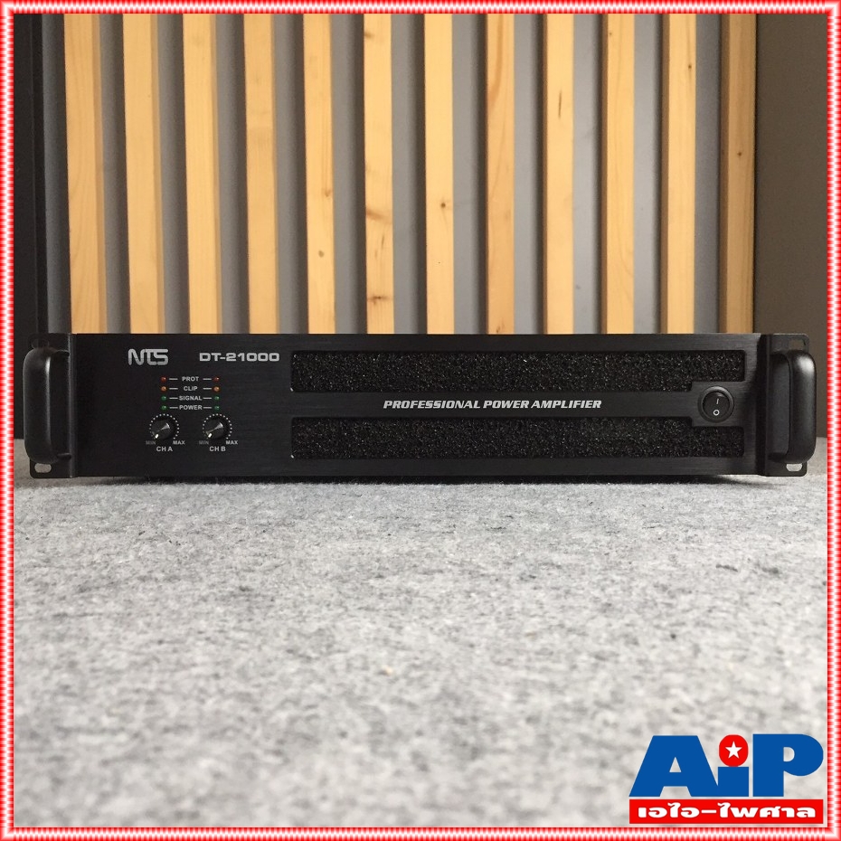 NTS DT-21000 POWERAMP เพาเวอร์แอมป์ เป็นพาวเวอร์ที่มี 2 ช่อง ขนาดความสูง 2U เป็นเครื่องขยายเสียง รูปแบบ CLASS D DT 21000 DT21000 เอไอ-ไพศาล