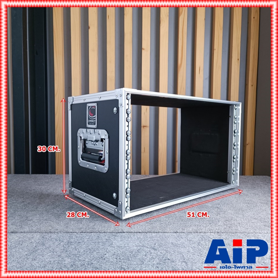 สีดำ RACK BL-6 สีดำ เปลือยหน้า-หลัง ลึก11นิ้ว แร็คใส่เครื่องเสียง COMPACT ไม่มีฝาปิด คอมแพ็ค BL 6 BL6 เอไอ-ไพศาล