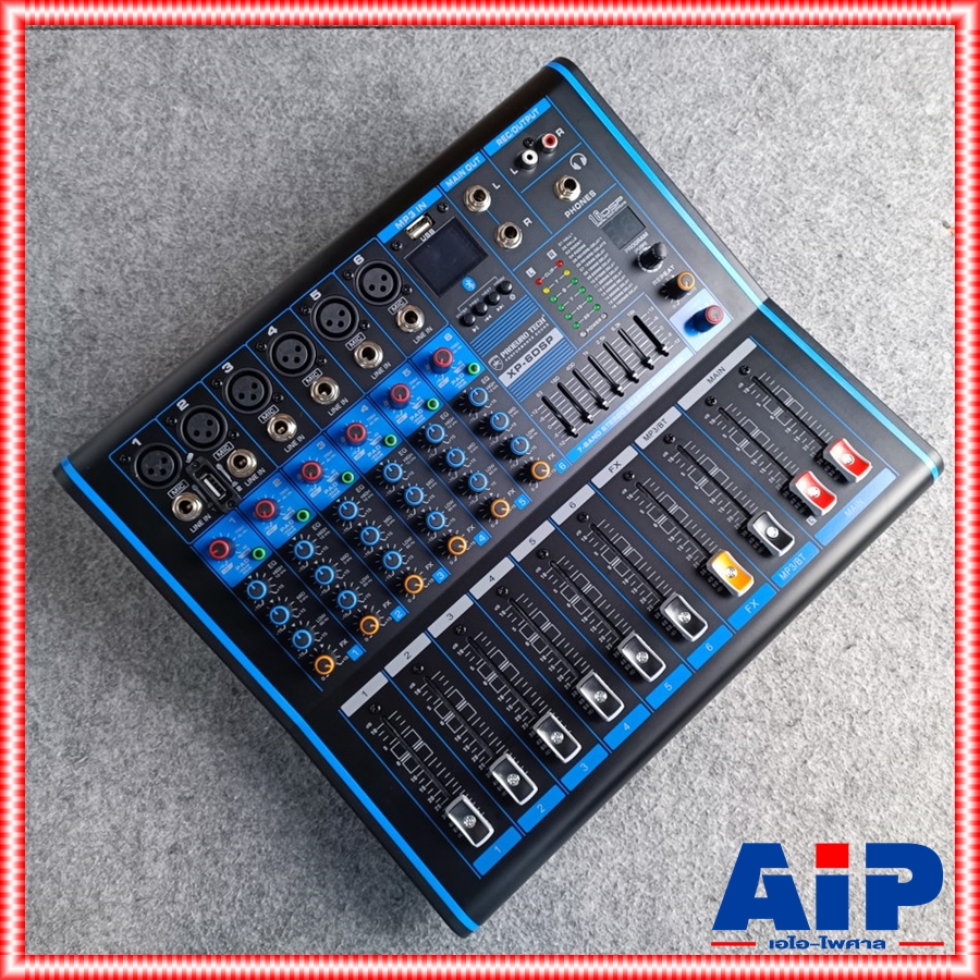 PROEUROTECH XP-6DSP MIXER มิกซ์ มิกเซอร์ XP6DSP เครื่องเสียง XP 6DSP MIX มิกเซอร์6ช่อง เอไอ-ไพศาล