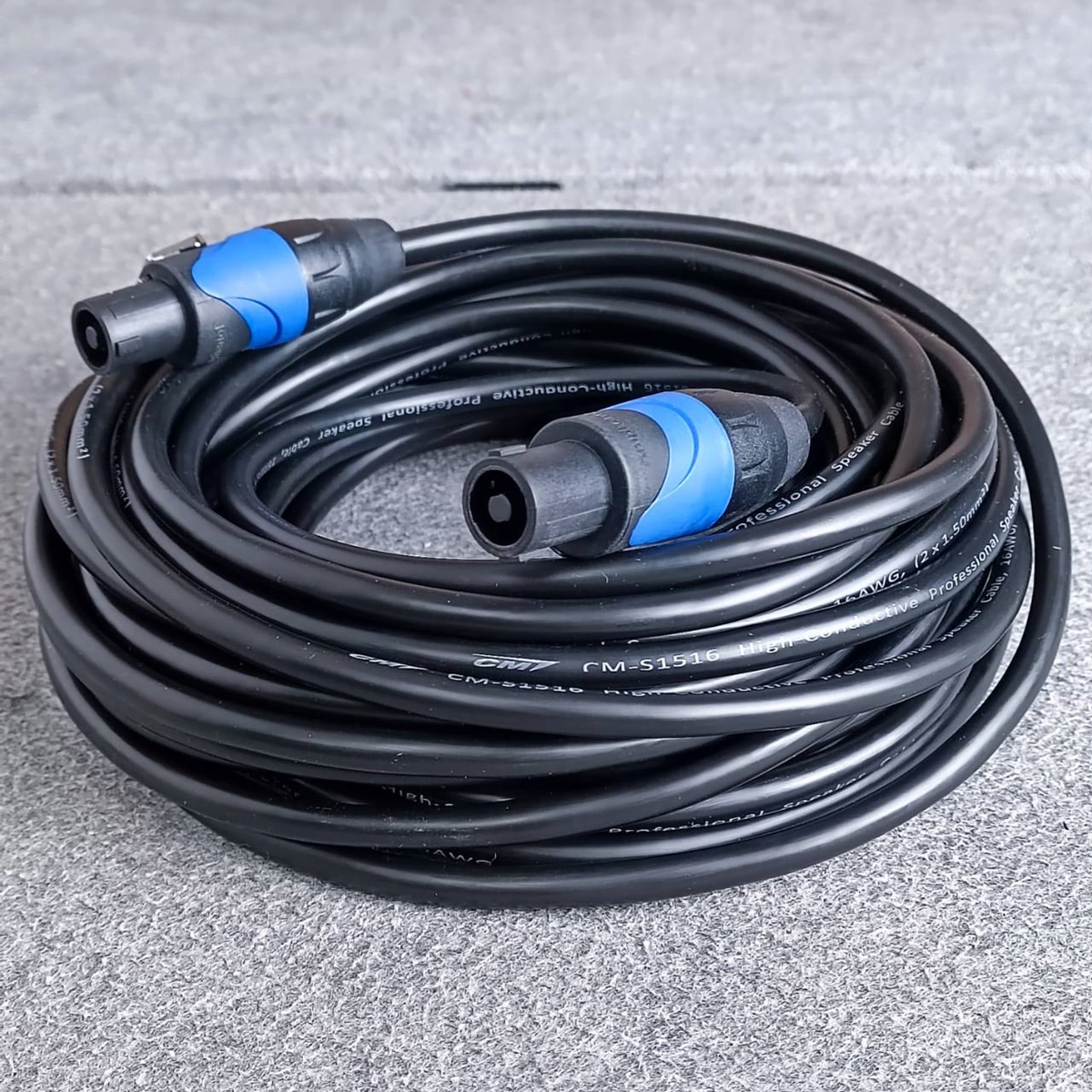 20เมตร สายลำโพงCM 1.5mm+SPEAKONอย่างดี สายลำโพง สายสเปคคอนหัวท้าย สายลำโพงสำเร็จรูป เอไอ-ไพศาล