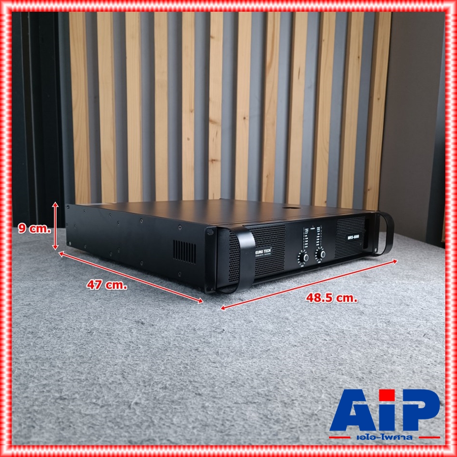 PROEUROTECH mrs-6000 poweramp ขยาย เพาเวอร์ เครื่องขยายเสียง MRS-6000 แอมป์ โปรยูโร เทค ProeuroTech เอไอ-ไพศาล