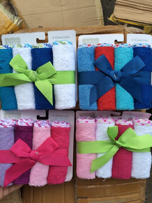 CH146 ของใช้เด็กผ้าเช็ดปากเด็ก ผ้าเช็คหน้าเด็ก ผ้าขนนุ่ม เซต 6 ผืน เซ็ตละ