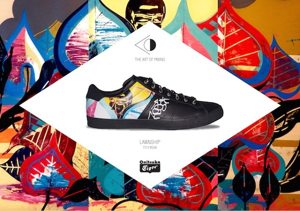 รองเท้าโอนิ LAWNSHIP - Longship Black / Black (HAMILTON YOKOTA)