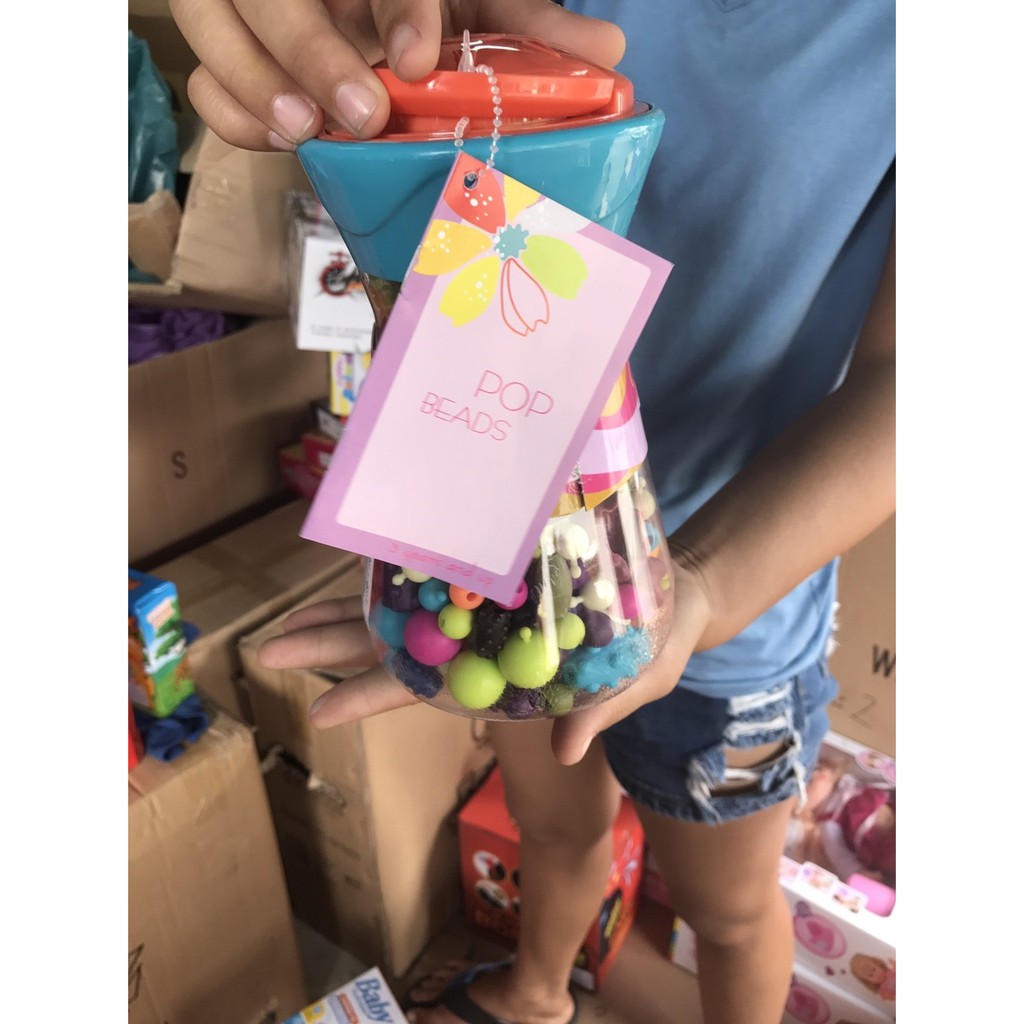 HM1610A ของเล่นเด็กลูกปัดร้อยเครื่องประดับสร้อยกระบอก งานดี