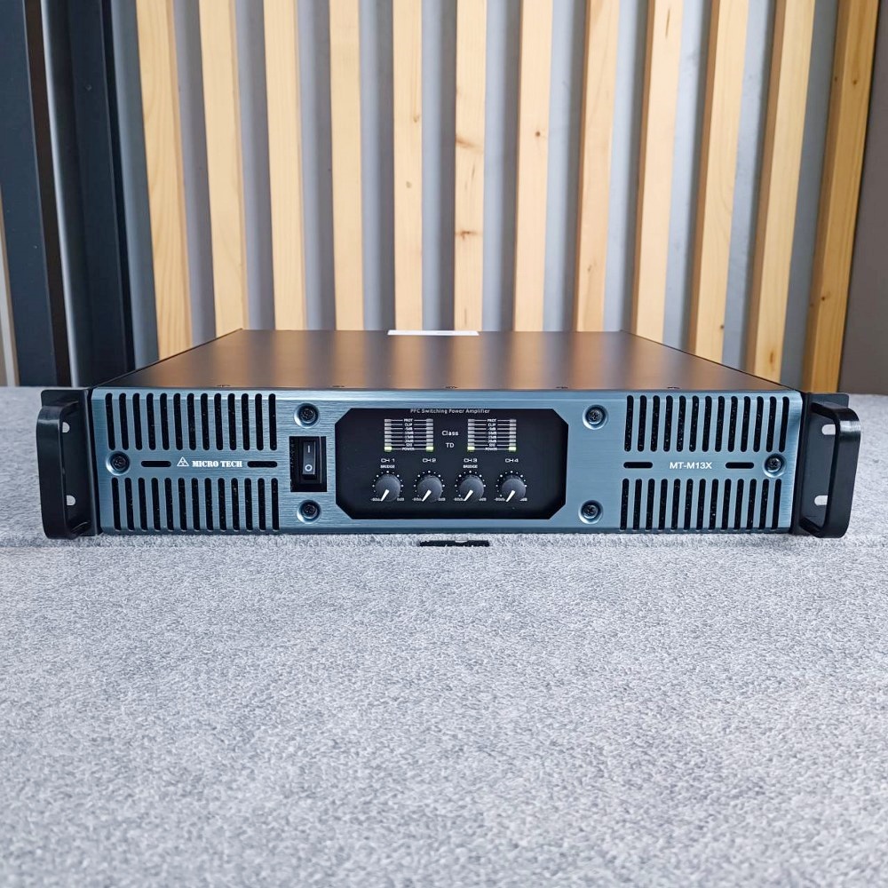 MICROTECH MT-M13X poweramp 4CH กำลังขับ 4 x 1300 วัตต์ ที่ 8 โอห์ม คลาส TD MT M13X ไมโคร เทค MTM13X เอไอ-ไพศาล