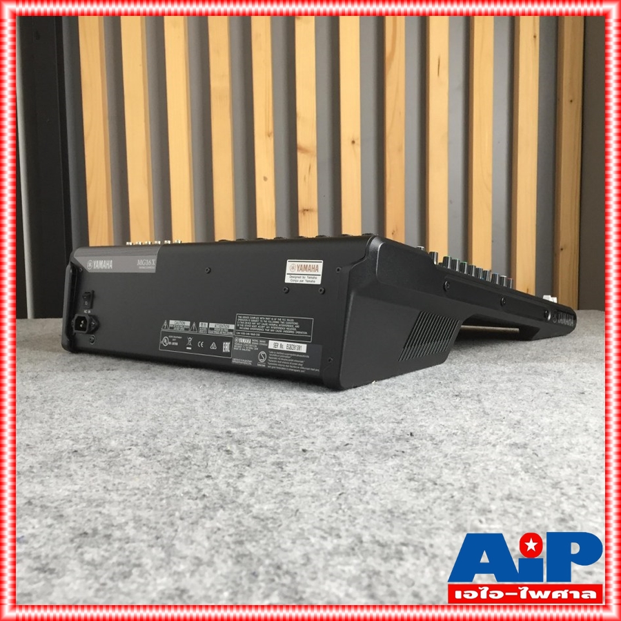 YAMAHA MG-16X mixer มิกเซอร์แบบอนาล็อค 16 ช่องสัญญาณ มีเอฟเฟคแท้ในตัว แถมปีกยึดRACK MG 16 X MG 16X MG16X เอไอ-ไพศาล