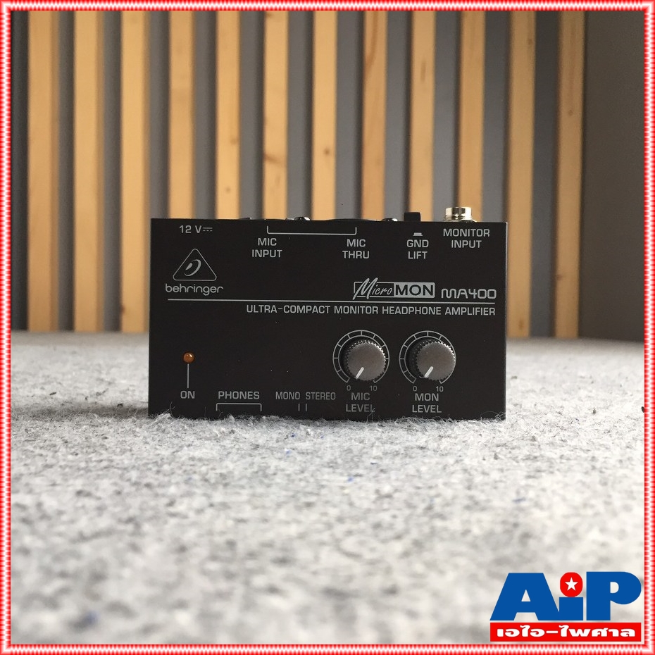 BEHRINGER MA400 Monitor Headphone Amp MA 400 MA-400 เครื่องขยายสัญญาณหูฟัง แอมป์หูฟัง พร้อมอแด๊บเตอร์ในกล่อง เอไอ-ไพศาล +++