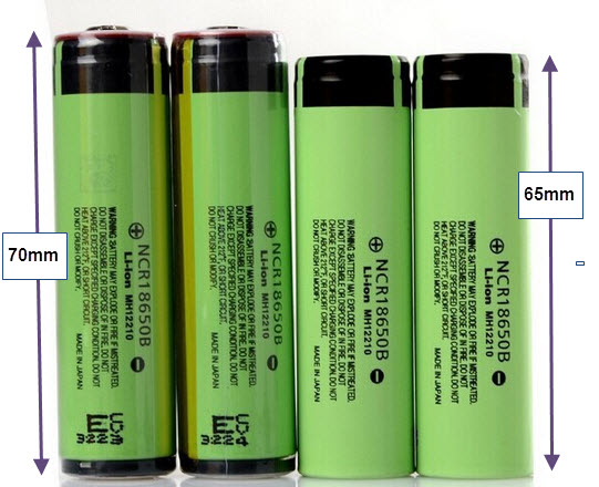 ของแท้ Panasonic NCR18650B Protected 3400mAh 3.7V 18650 Lithium Battery (พร้อมวงจรป้องกัน)(1ชิ้น/ก้อน)