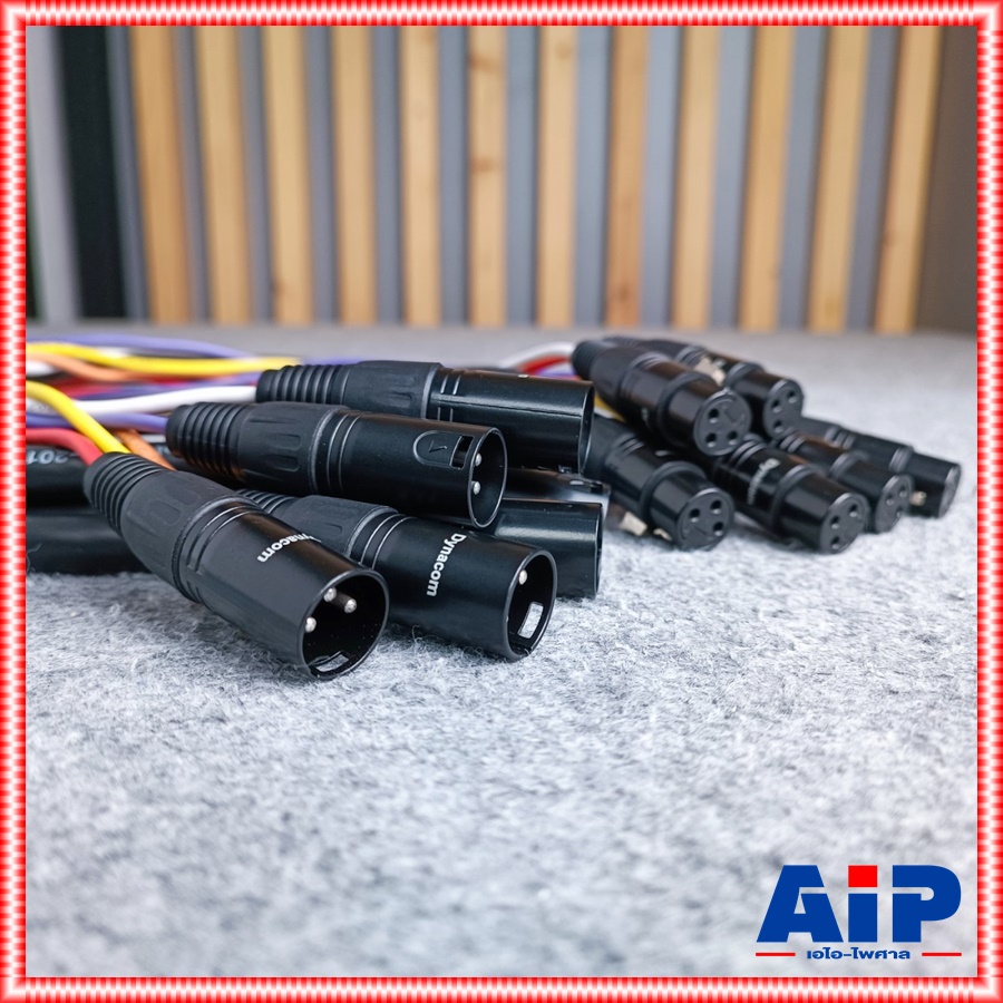 5เมตร DYNACOM J201 มัลติคอร์ 6คอร์ XLR ผู้ออกเมีย J-201 J 201 สายมัลติคอร์ สายXLRผู้-เมีย สายCANNONผู้ออกเมีย สายXLR6คอร์ เอไอ-ไพศาล
